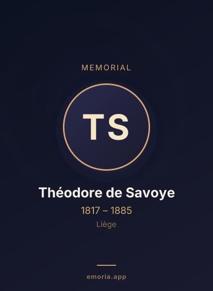 Memorial portrait of Théodore de Savoye