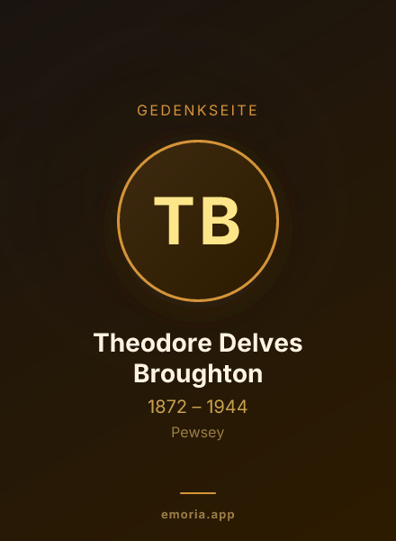 Gedenkportrait von Theodore Delves Broughton