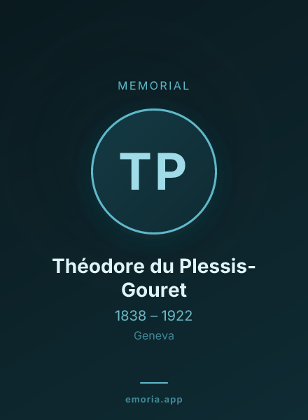 Memorial portrait of Théodore du Plessis-Gouret