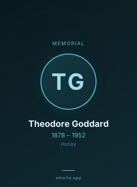 Memorial portrait of Theodore Goddard