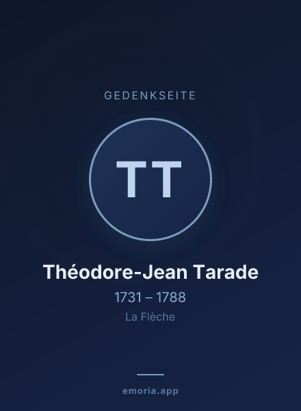 Gedenkportrait von Théodore-Jean Tarade