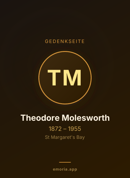 Gedenkportrait von Theodore Molesworth