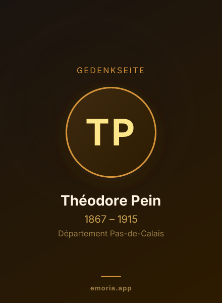 Gedenkportrait von Théodore Pein