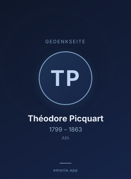 Gedenkportrait von Théodore Picquart