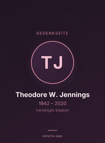 Gedenkportrait von Theodore W. Jennings