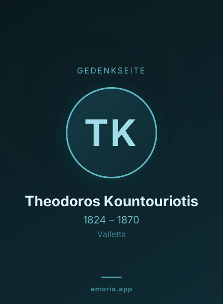 Gedenkportrait von Theodoros Kountouriotis
