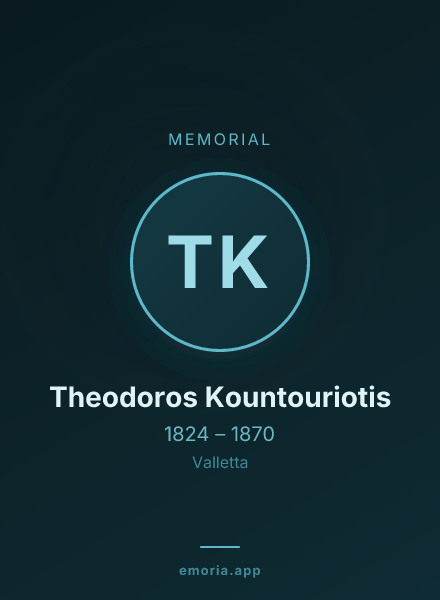 Memorial portrait of Theodoros Kountouriotis