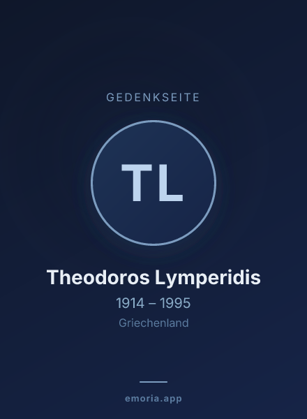 Gedenkportrait von Theodoros Lymperidis