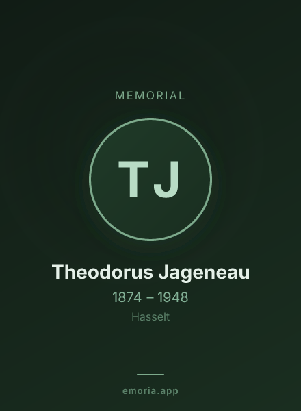 Memorial portrait of Theodorus Jageneau
