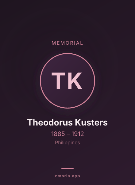 Memorial portrait of Theodorus Kusters