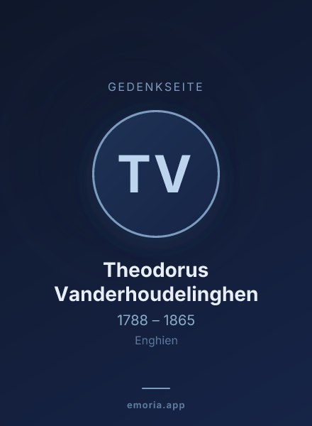 Gedenkportrait von Theodorus Vanderhoudelinghen