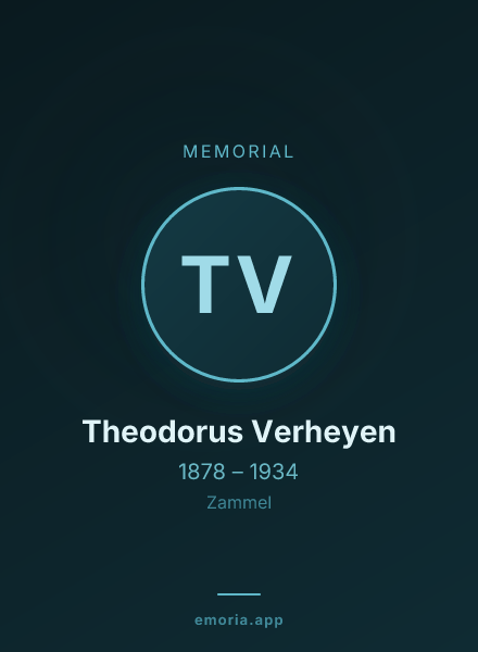 Memorial portrait of Theodorus Verheyen