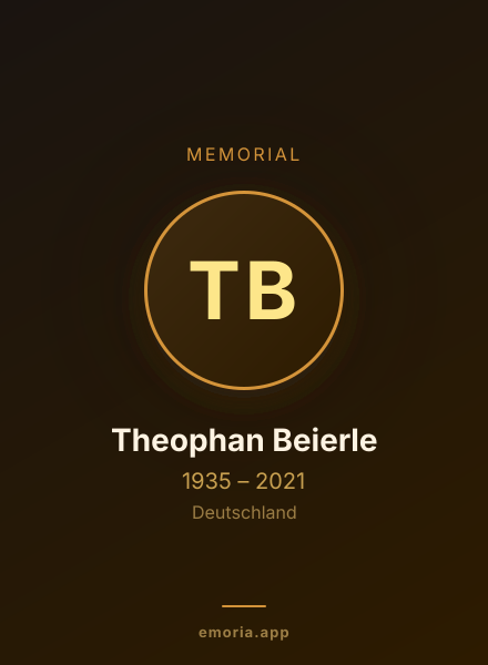 Memorial portrait of Theophan Beierle