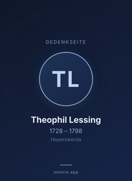 Gedenkportrait von Theophil Lessing