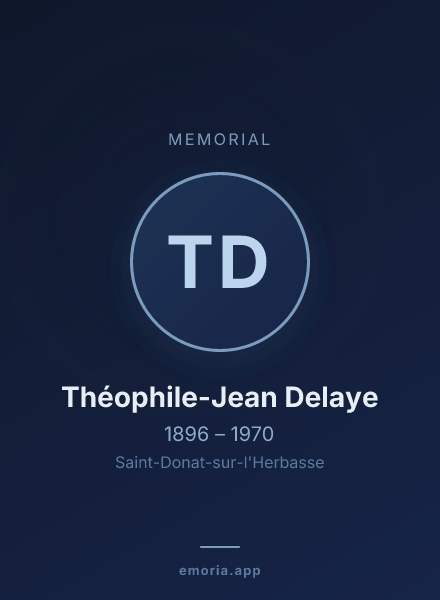 Memorial portrait of Théophile-Jean Delaye