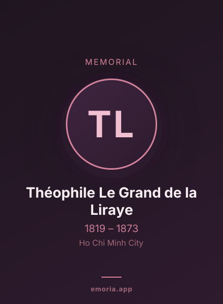 Memorial portrait of Théophile Le Grand de la Liraye