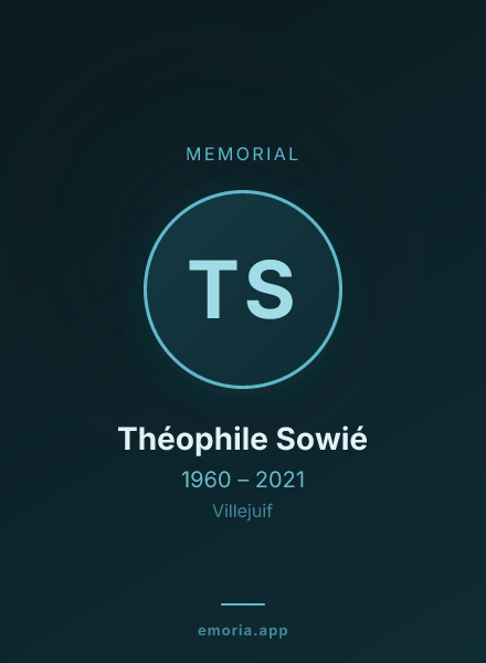 Memorial portrait of Théophile Sowié