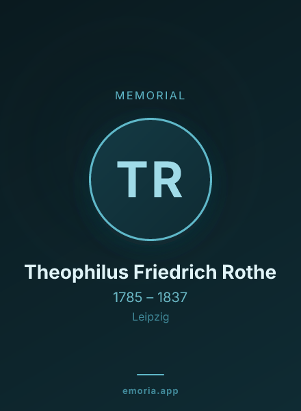Memorial portrait of Theophilus Friedrich Rothe