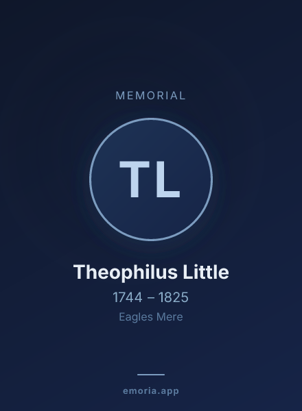 Memorial portrait of Theophilus Little