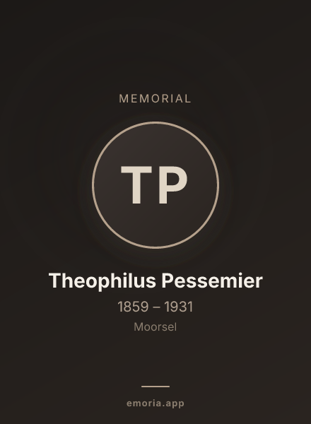 Memorial portrait of Theophilus Pessemier