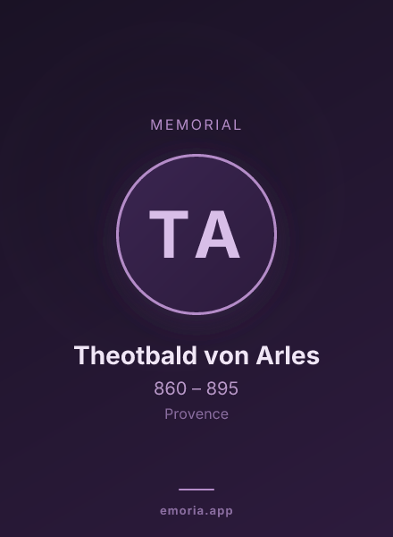 Memorial portrait of Theotbald von Arles
