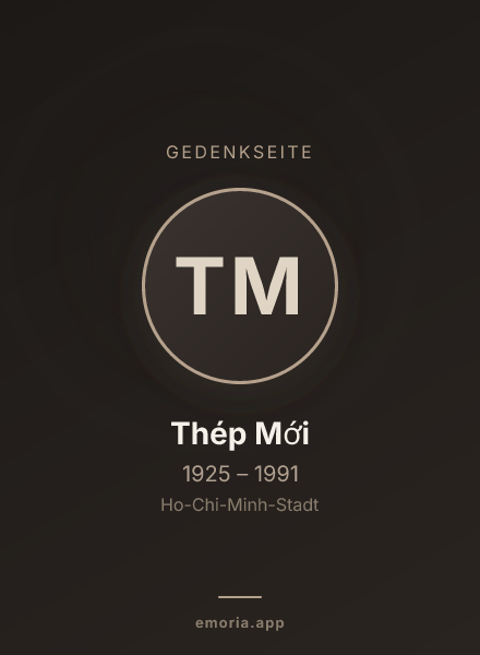 Gedenkportrait von Thép Mới