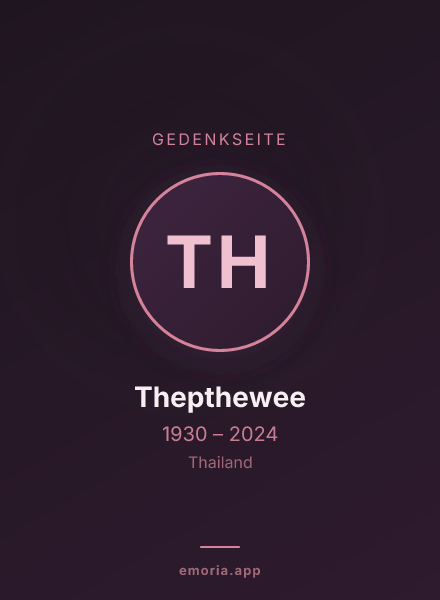 Gedenkportrait von Thepthewee