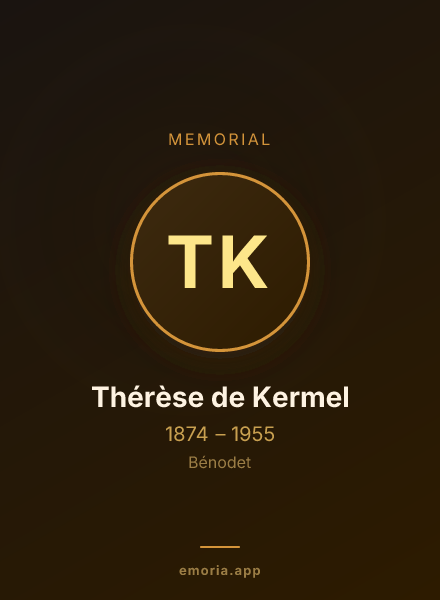 Memorial portrait of Thérèse de Kermel