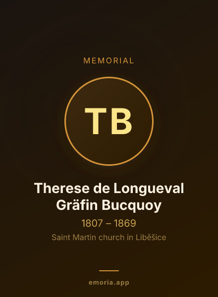 Memorial portrait of Therese de Longueval Gräfin Bucquoy