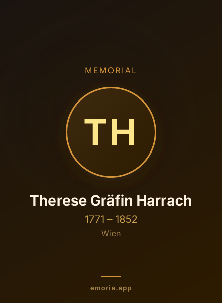 Memorial portrait of Therese Gräfin Harrach