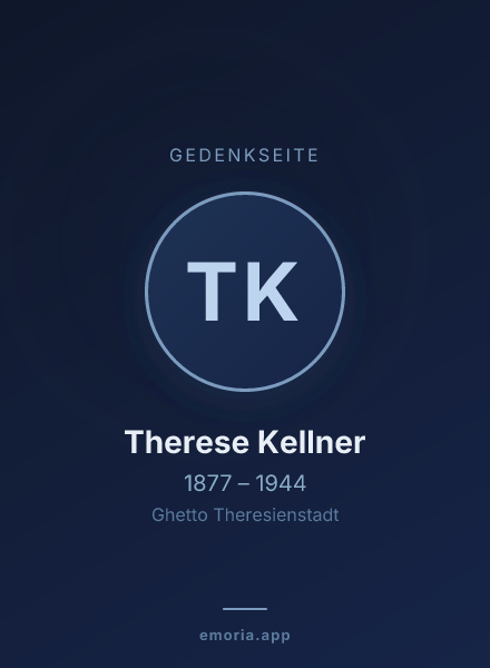 Gedenkportrait von Therese Kellner