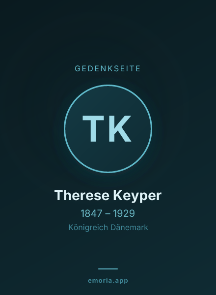 Gedenkportrait von Therese Keyper