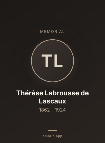 Memorial portrait of Thérèse Labrousse de Lascaux