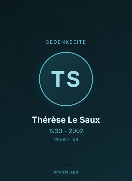Gedenkportrait von Thérèse Le Saux