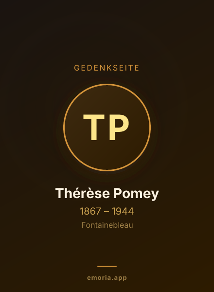 Gedenkportrait von Thérèse Pomey