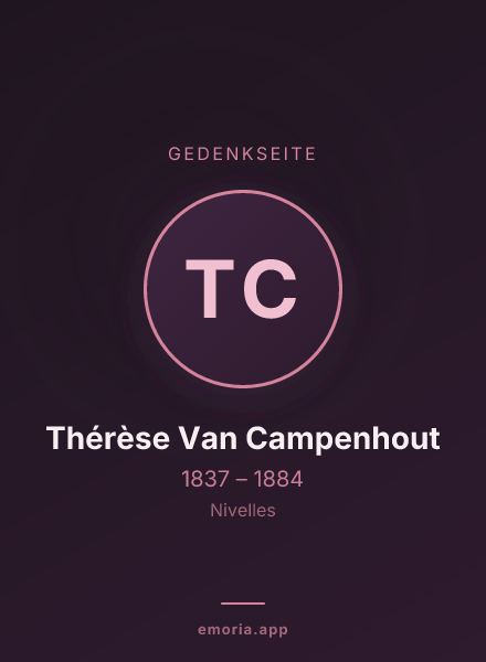 Gedenkportrait von Thérèse Van Campenhout