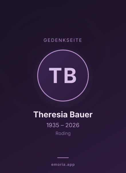 Gedenkportrait von Theresia Bauer