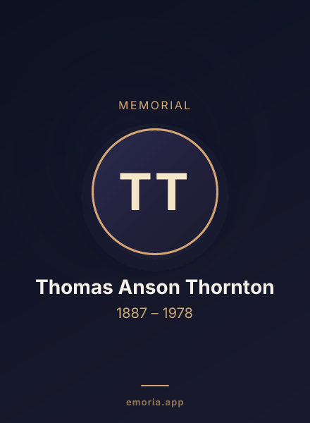 Memorial portrait of Thomas Anson Thornton