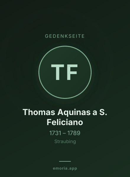 Gedenkportrait von Thomas Aquinas a S. Feliciano
