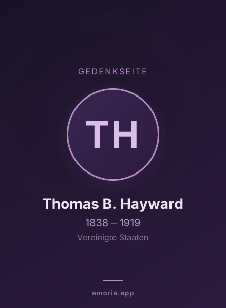 Gedenkportrait von Thomas B. Hayward