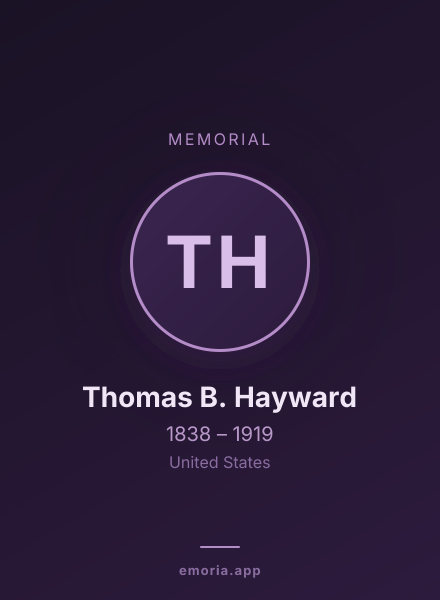 Memorial portrait of Thomas B. Hayward