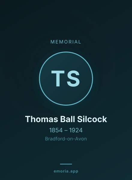 Memorial portrait of Thomas Ball Silcock