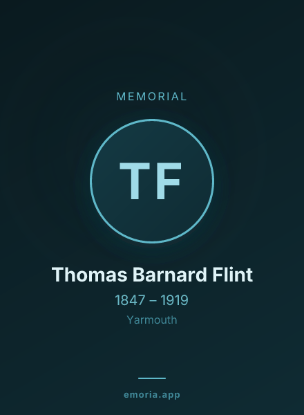 Memorial portrait of Thomas Barnard Flint