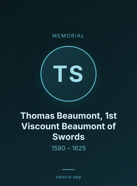 Memorial portrait of Thomas Beaumont, 1st Viscount Beaumont of Swords