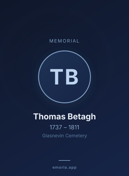 Memorial portrait of Thomas Betagh