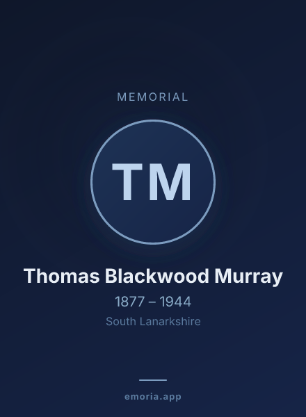 Memorial portrait of Thomas Blackwood Murray