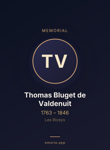 Memorial portrait of Thomas Bluget de Valdenuit