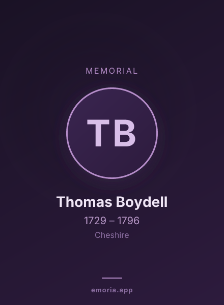 Memorial portrait of Thomas Boydell