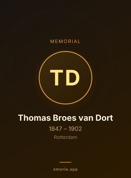 Memorial portrait of Thomas Broes van Dort