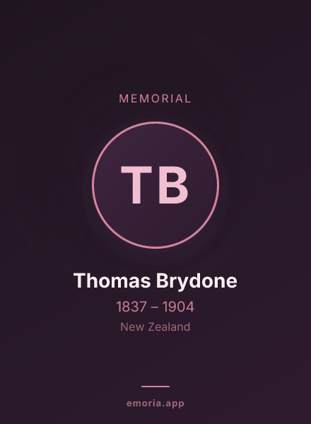 Memorial portrait of Thomas Brydone